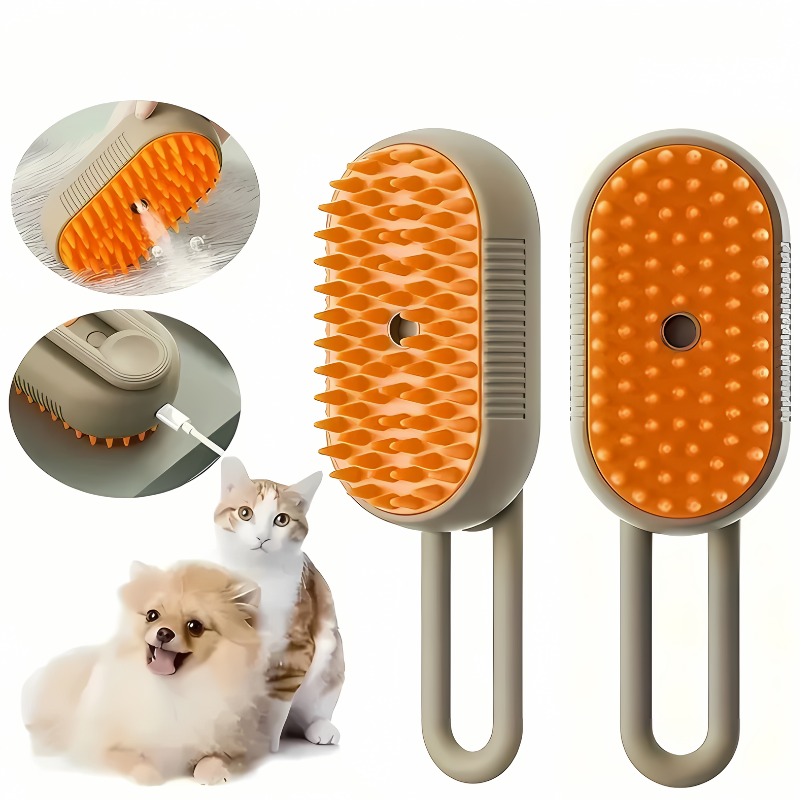 PetHair - Escova a vapor 3 em 1 para cães e gatos